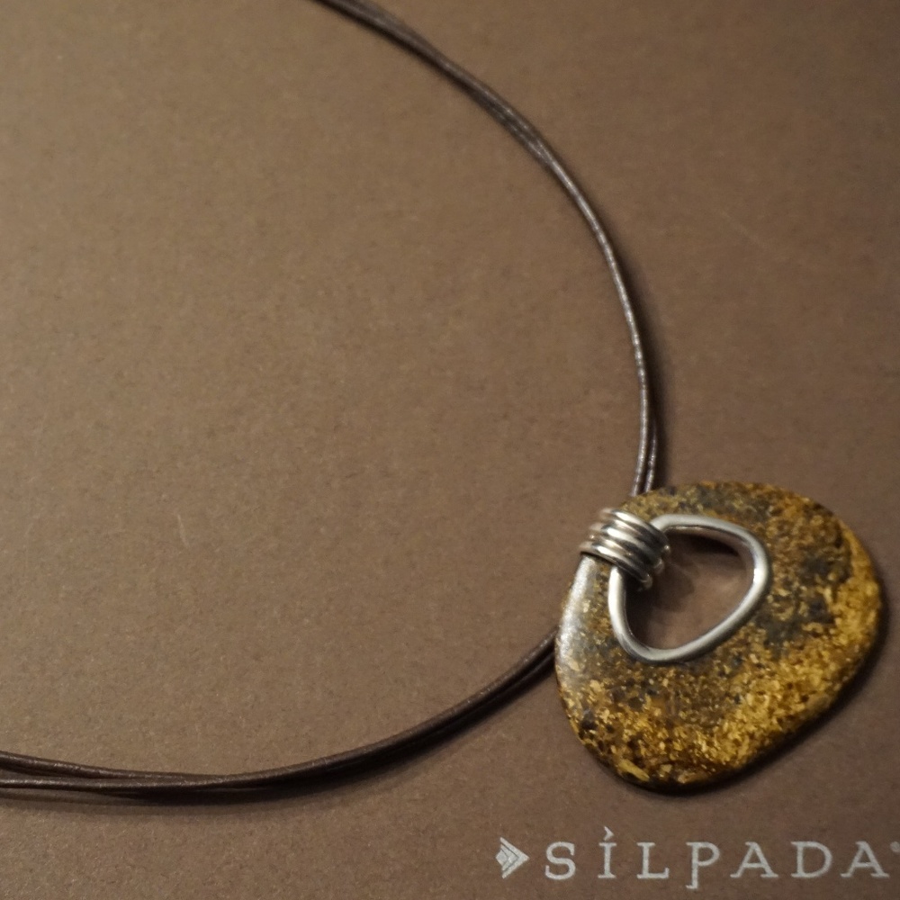 Silpada N2014 Bronzite Pendant Necklace